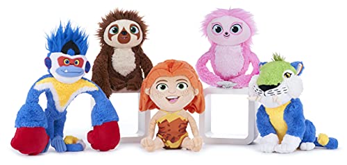The Croods 2 | Eep | Chunky | Punch Monkey | Gürtel | Schärpe | 25 cm weiches Spielzeug (Punch Affe) von Price Toys