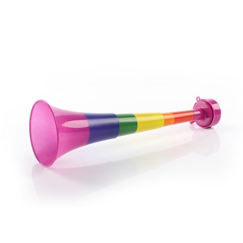 Rainbow Pride Vuvuzela Geräuschmacher in Regenbogenfarben, 27 cm lang, perfektes Accessoire für Stolzmonat, Stolzmarsch und Stolzveranstaltungen Rainbow Pride Vuvuzela Geräuschmacher in Regenbogenfarben, 27 cm lang, perfektes Accessoire für Stolzmonat, Stolzmarsch und Stolzveranstaltungen von Pride & Proud