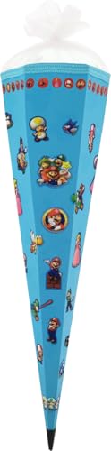 Pridera Super Mario Schnell-Basteltüte mit Hologramm- und 3D Stickern - Schultüte 85cm, 6-eckig Pridera Super Mario Schnell-Basteltüte mit Hologramm- und 3D Stickern - Schultüte 85cm, 6-eckig von Pridera