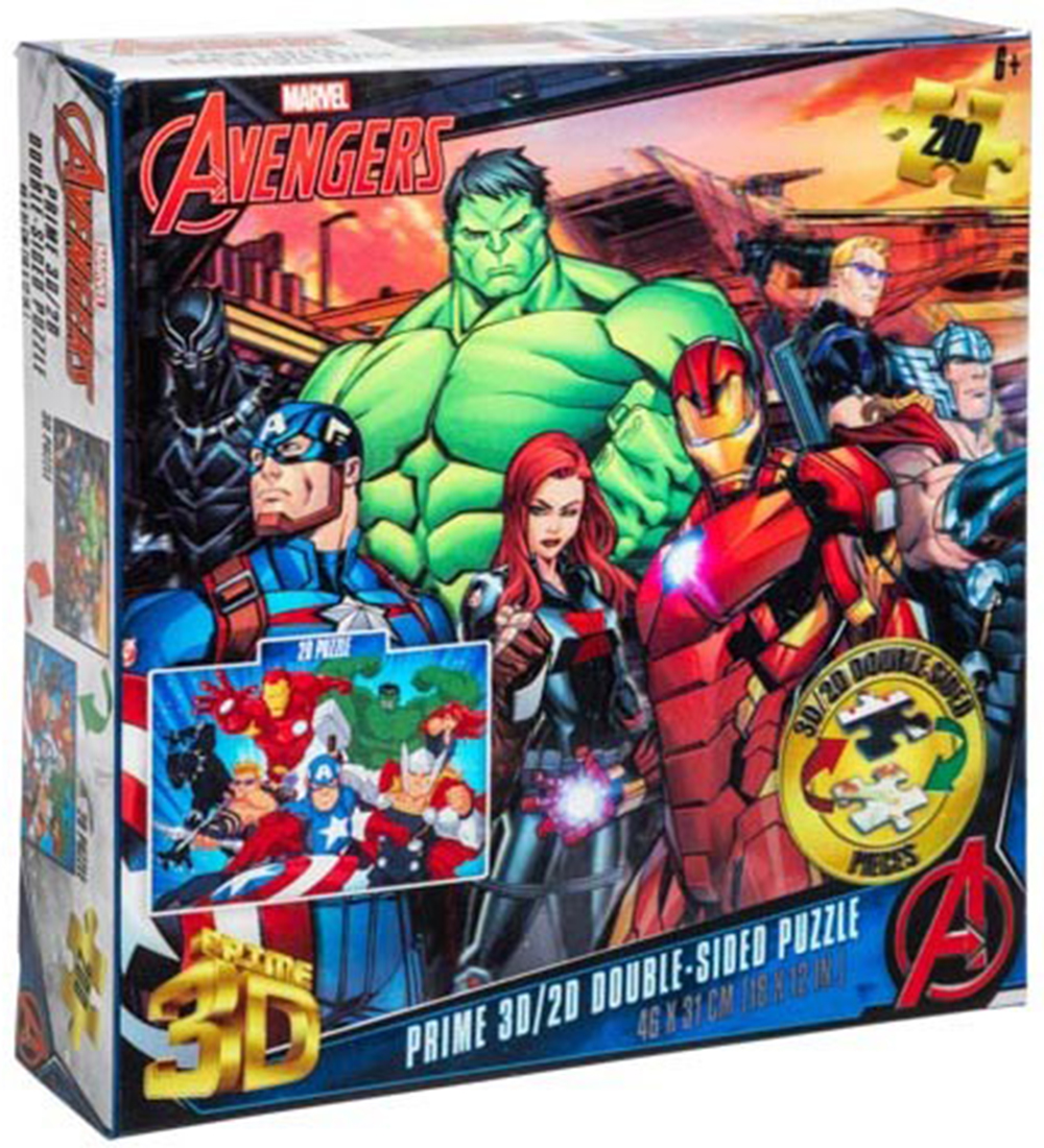 Prime 3D Puzzle Puzzlespiel - 3D/3D - 200 Teile - Avengers - Prime 3D Puzzle - One Size - Puzzlespiele Prime 3D Puzzle Puzzlespiel - 3D/3D - 200 Teile - Avengers - Prime 3D Puzzle - One Size - Puzzlespiele von Prime 3D Puzzle