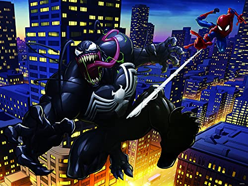 Prime 3D 32603 RD-RS263113 Marvel Spiderman vs Venom Linsenpuzzle 500 Teile, bunt, único von Prime 3D