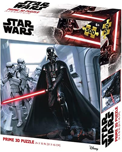 Prime 3D 32635 RD-RS263106 Star Wars Darth Vader und Stormtrooper 500 Teile, bunt, único von Prime 3D