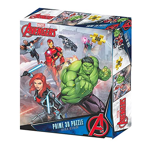 Prime 3D -RD-RS263110 Does Not Apply Lentikularpuzzle Marvel Avengers Charaktercollage, 500 Stück, Mehrfarbig, einzigartig Prime 3D -RD-RS263110 Does Not Apply Lentikularpuzzle Marvel Avengers Charaktercollage, 500 Stück, Mehrfarbig, einzigartig von Prime 3D