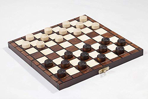 10 Traditional Hand Crafted Wooden Draughts Checkers Set by Prime Chess 10 Traditional Hand Crafted Wooden Draughts Checkers Set by Prime Chess von Prime Chess