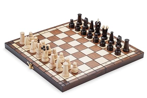 Prime Chess KING Handgefertigtes Schachspiel aus Holz, 34 cm von Prime Chess