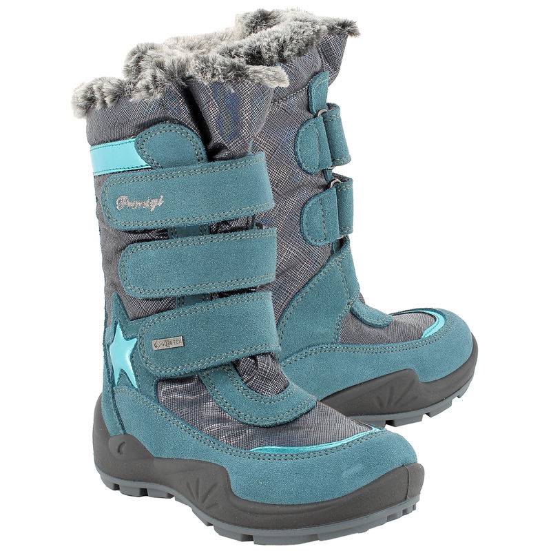 Klett-Winterstiefel PWIGT GIRL WINGER in türkis von Primigi