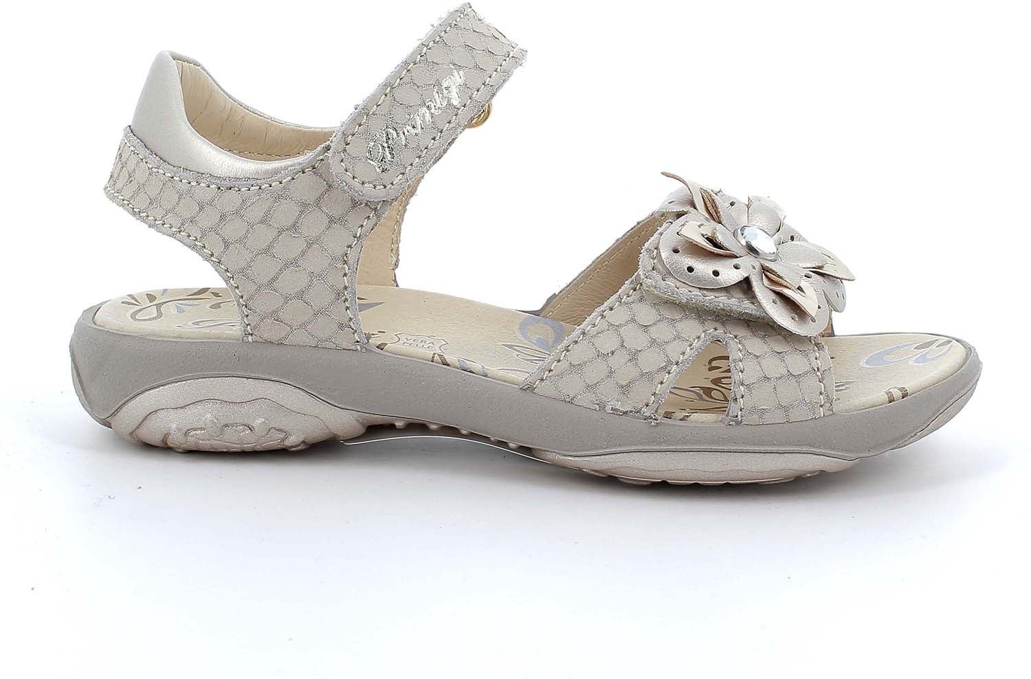 Primigi PBR Kinder Sandalen, Sand/Silver, Größe 24 von Primigi