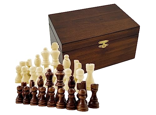 Philos 2514 - Schach-Backgammon-Dame-Set, Feld 44 mm, Königshöhe 75 mm