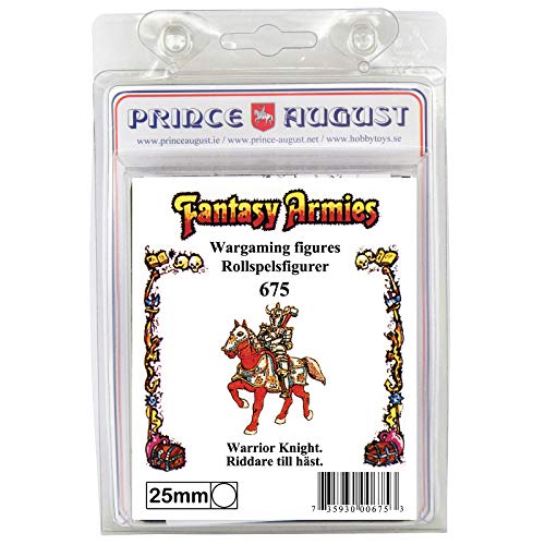 Prince August Hobby Gießform – Fantasy 25 mm Maßstab Ritter und Pferd PA675 von Prince August