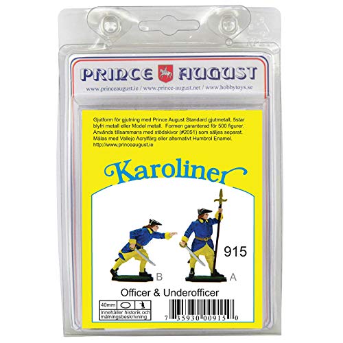 Prince August Hobbygussform – Karoliners Offizier und NCO PAS915 Prince August Hobbygussform – Karoliners Offizier und NCO PAS915 von Prince August