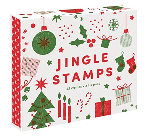 Jingle Stamps: 22 stamps + 2 ink pads von Princeton Architectural Press