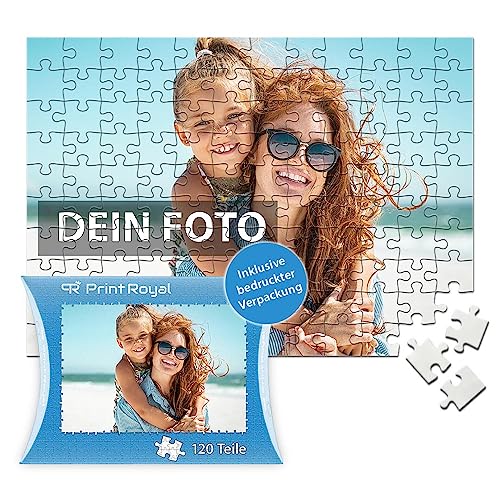 Foto-Puzzle 24-1000 Teile in inkl. hochwertiger Verpackung - mit eigenem Foto Bedrucken - Puzzle selber gestalten - 120 Teile in Kartonverpackung von PR Print Royal