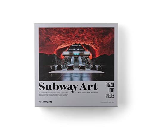 PrintWorks PW00501 Subway, Puzzle, Spiel, Achtsamkeit, verschieden, Einheitsgröße von PrintWorks