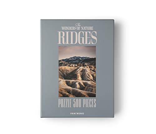 Printworks PW00560 Ridges Puzzles, Multi, OneSize von PrintWorks
