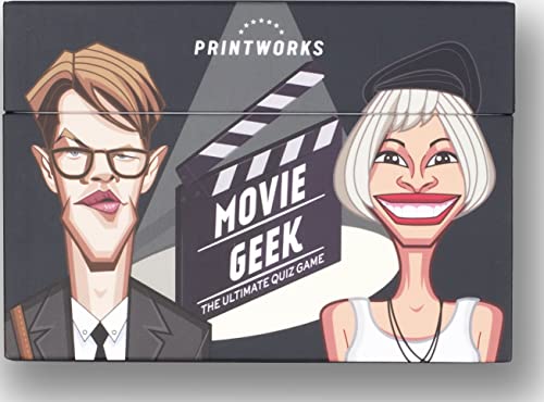 Printworks Trivia Game Movie Geek für Brettspiel aus Papier, PW00142 von PrintWorks