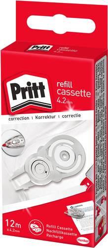 Pritt Nachfüllkassette Korrekturroller refill cassette 4.2mm Weiß 12m 1St. von Pritt