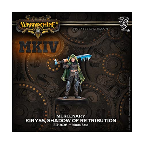 Eiryss, Shadow of Retribution Mercenary Character Solo WARMACHINE: MKIV (Resin) von Privateer Press