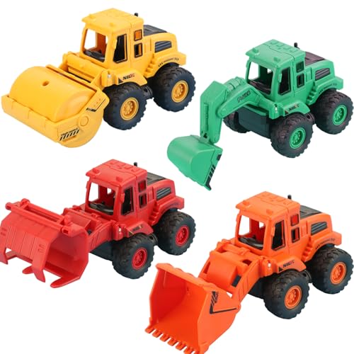 Prmape 4 Stück Baufahrzeuge Spielzeug, Spielzeug Auto Bagger Spielzeug, DIY Baufahrzeuge, Baby Spielzeugauto Set für Kinder von 1-5 Jahren Prmape 4 Stück Baufahrzeuge Spielzeug, Spielzeug Auto Bagger Spielzeug, DIY Baufahrzeuge, Baby Spielzeugauto Set für Kinder von 1-5 Jahren von Prmape