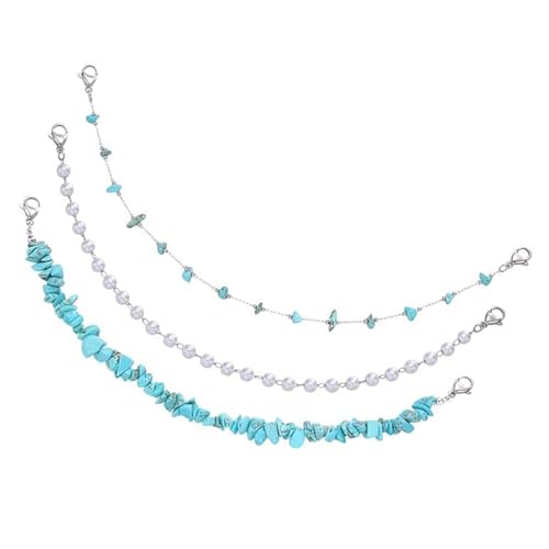 3 PCs Türkisarische Charmekette Für Hüte Die Leicht Zu Stabilen Perlen Und Metallkappenzubehör Für Partys Und Freizeitkleidung Angebracht Werden Können 3 PCs Türkisarische Charmekette Für Hüte Die Leicht Zu Stabilen Perlen Und Metallkappenzubehör Für Partys Und Freizeitkleidung Angebracht Werden Können von Prmaylis