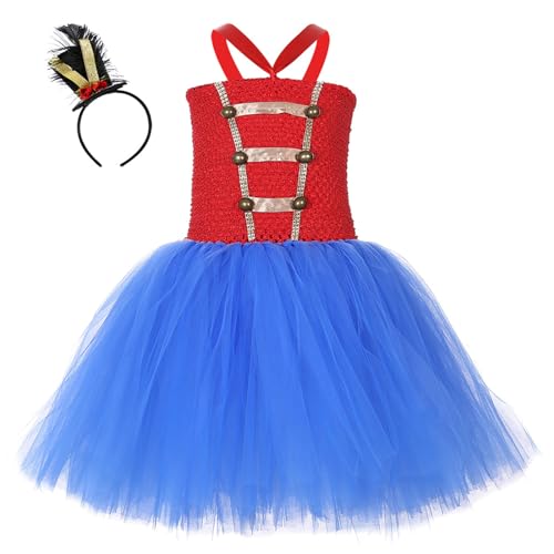 Mädchen Tutus Kleid Glitzernde Zirkus Ringmasters Kostüm Kinder Prinzessin Kleid Mit Stirnbandurlaub Für Themenparty von Prmaylis
