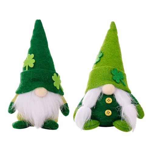 Prmaylis Saintpatrick's Day Irish Gesicht Weniger Puppen Dekorative Spielzeughandwerk Für Restaurant Esstischdekorationen von Prmaylis