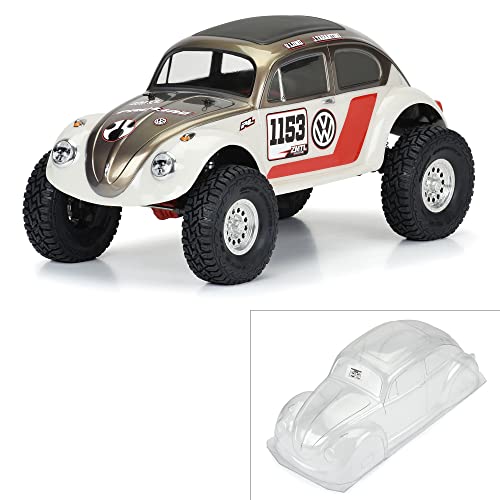 1/10 Volkswagen Beetle Clear Body 12.3" (313mm) Wheelbase Crawlers von Pro-Line