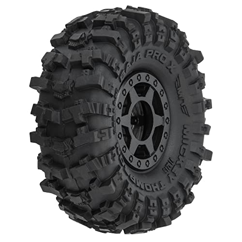 1/24 Mickey Thompson Baja Pro X F/R 1.0" MTD 7mm Black Holcomb (4) von Pro-Line