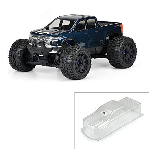 1/8 2021 Chevy Silverado 2500 HD Clear Body: E-REVO 2.0 & MAXX von Pro-Line