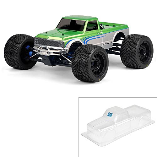 1/8 1972 Chevy C-10 Long Bed Clear Body: Monster Truck von Pro-Line