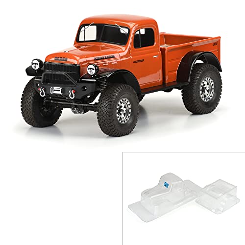 1/10 1946 Dodge Power Wagon Clear Body 12.3" (313mm) WB Crawlers von Pro-Line