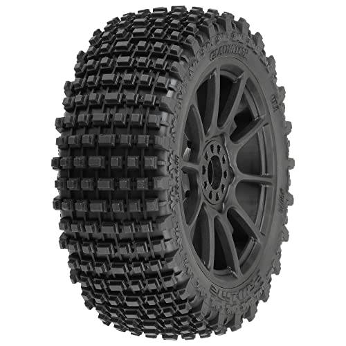 Pro-Line 1/8 Gladiator M2 Fr/Rr Buggy Tires Mounted 17mm Black Mach 10 (2) von Pro-Line
