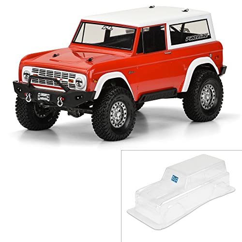 Pro-Line Racing 1/10 1973 Ford Bronco Clear Body 12" (305mm) Wheelbase Crawlers von Pro-Line