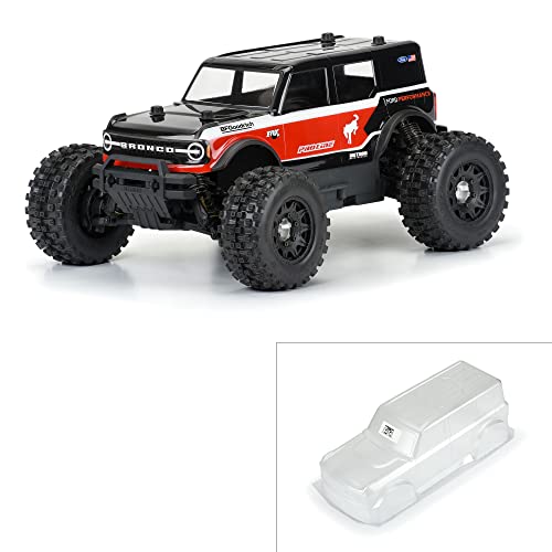 1/10 2021 Ford Bronco Clear Body: Granite, Vorteks von Pro-Line Racing