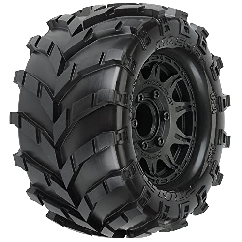 1/10 Masher F/R 2.8" MT Tires Mounted 12mm/14mm Black Raid (2) von Pro-Line