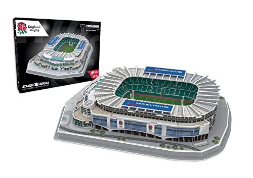 Pro Lion 3D-Puzzle des Twickenham-Stadions – 105 Teile | Home of English Rugby | England Rugby Puzzle Geschenke für Erwachsene & Kinder ab 8 Jahren | Spiele für kreative Fans von Pro-Lion