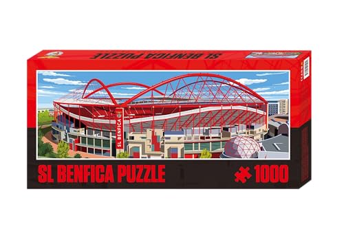 Tiger Merchandising Panoramic Puzzle of Benfica Stadium - 1000 Pieces | Home of Benfica| Portugees Liga Football Gifts for Age 7+ Tiger Merchandising Panoramic Puzzle of Benfica Stadium - 1000 Pieces | Home of Benfica| Portugees Liga Football Gifts for Age 7+ von Pro-Lion