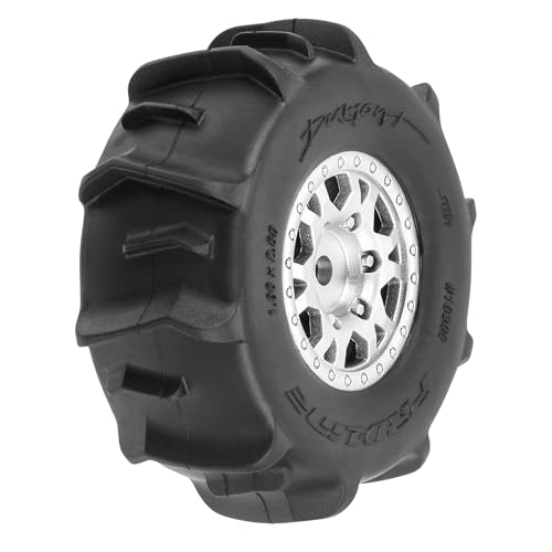 Pro-line Racing Dumont F/R Reifen montiert, 12 mm, Sechskant, schwarz, Impulse 4 für Arrma Mojave Grom PRO1030910 Pro-line Racing Dumont F/R Reifen montiert, 12 mm, Sechskant, schwarz, Impulse 4 für Arrma Mojave Grom PRO1030910 von Pro-line Racing