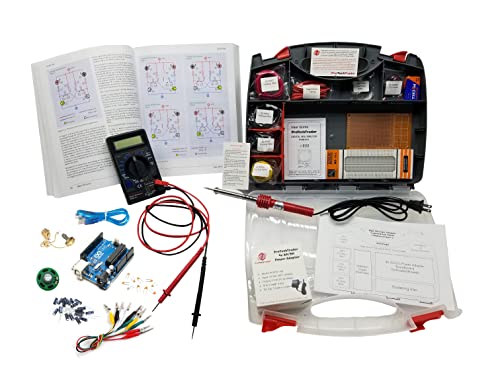 Make: Electronics 3rd Kit 1 & 2 Ultimate Bundle enthält Book & Deluxe Kits – Anfänger Fortgeschrittene & Advanced Component Pack verfolgt die Erfahrungen in Make: Electronics Third by Charles Platt von ProTechTrader