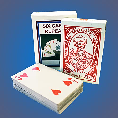 MULTIPLYING CARDS - Kartenvermehrung Zaubertrick | Six Cards Repeat - Immer wieder 6 Karten... | Zaubertricks für Einsteiger und Erwachsene | Zauberartikel für Zauberkasten oder Adventskalender von ProTriXX