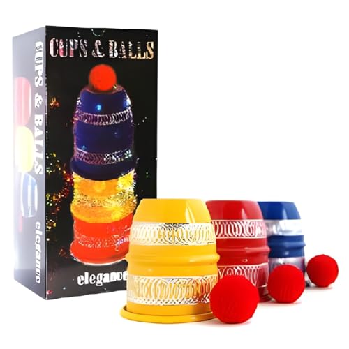 ProTriXX Cups and Balls Elegance aus Aluminium | Becherspiel für Zaubertricks, Zauberkasten und Zauberartikel | Bälle Verschwinden und erscheinen unter den Bechern | Magic Zauberzubehör ProTriXX Cups and Balls Elegance aus Aluminium | Becherspiel für Zaubertricks, Zauberkasten und Zauberartikel | Bälle Verschwinden und erscheinen unter den Bechern | Magic Zauberzubehör von ProTriXX