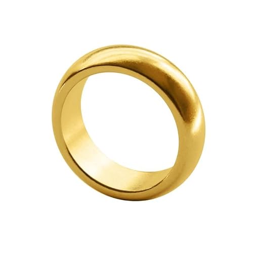 ProTriXX Magnetic Ring, PK Ring, Magnetring für Mentalmagie, Zaubertricks und mehr... Magnetischer Fingerring, Starke Anziehungskraft (Gold, 22mm) von ProTriXX