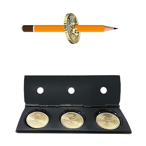 ProTriXX Pierced Coins in Euro-Version | Geliehene Münzen durchdringen | Penetration Coin | Pencil Thru Coin | Party-Zaubertrick Münzen-Durchdringung für Einsteiger ProTriXX Pierced Coins in Euro-Version | Geliehene Münzen durchdringen | Penetration Coin | Pencil Thru Coin | Party-Zaubertrick Münzen-Durchdringung für Einsteiger von ProTriXX