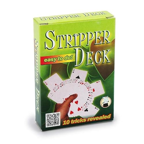 ProTriXX Stripper Deck - Konisches Kartenspiel für Zauberer | Gaff Deck für Kartentricks & Kartenkontrolle | Zauberkarten inkl. Anleitung | Trickkartenspiel für Anfänger & Einsteiger ProTriXX Stripper Deck - Konisches Kartenspiel für Zauberer | Gaff Deck für Kartentricks & Kartenkontrolle | Zauberkarten inkl. Anleitung | Trickkartenspiel für Anfänger & Einsteiger von ProTriXX