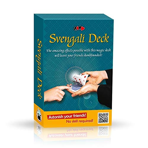 Svengali Deck Trickkarten-Spiel mit Deutscher Anleitung | Zauberkarten inkl. 10 Tricks | Magic Deck, Kartenspiel zum Zaubern, Gezinkte Karten, Zauber-Spielkarten für Erwachsene von ProTriXX