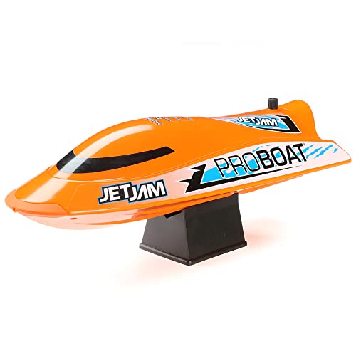 Jet Jam V2 12" Self-Righting Pool Racer Brushed RTR, Orange von Proboat
