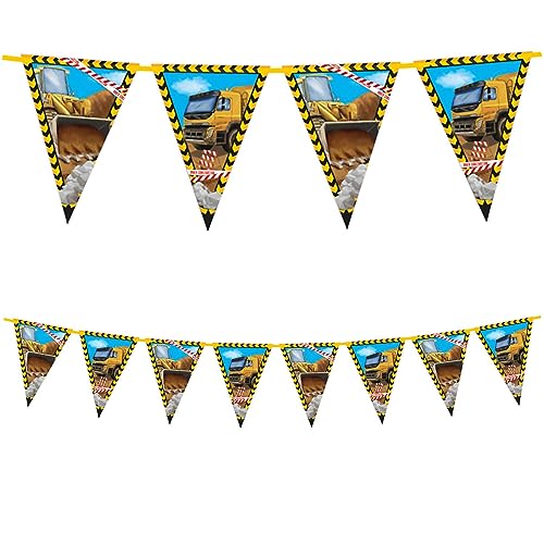 2,3m Wimpelkette * Construction Camp * als Deko für Kimnderbeburtstag und Mottoparty | aus Pappe | Bagger Bauarbeiter Baustelle Kinder Party Geburtstag 2,3m Wimpelkette * Construction Camp * als Deko für Kimnderbeburtstag und Mottoparty | aus Pappe | Bagger Bauarbeiter Baustelle Kinder Party Geburtstag von Procos