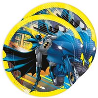 Batman Partyteller, 8 Stück, Ø 22,5cm Batman Partyteller, 8 Stück, Ø 22,5cm von Procos