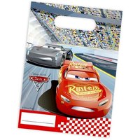 Cars 3 Partytütchen mit coolen Rennwagen im 6er Pack, Folie von Procos