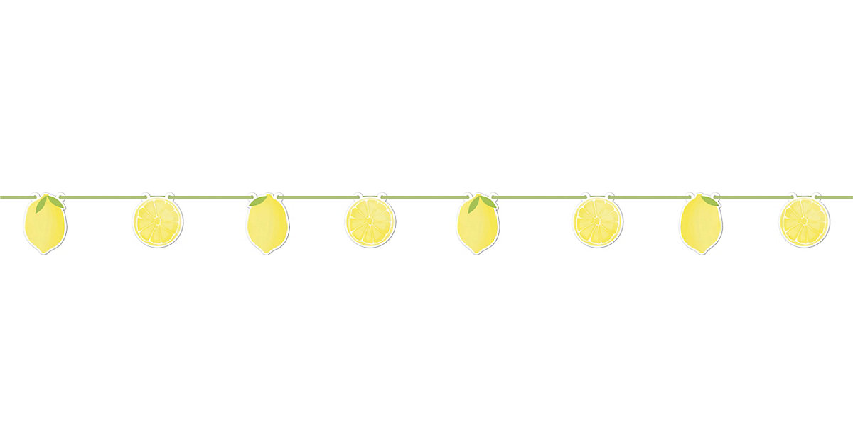 Girlande Banner Lemon, 2,3 m gelb/grün Girlande Banner Lemon, 2,3 m gelb/grün von Procos