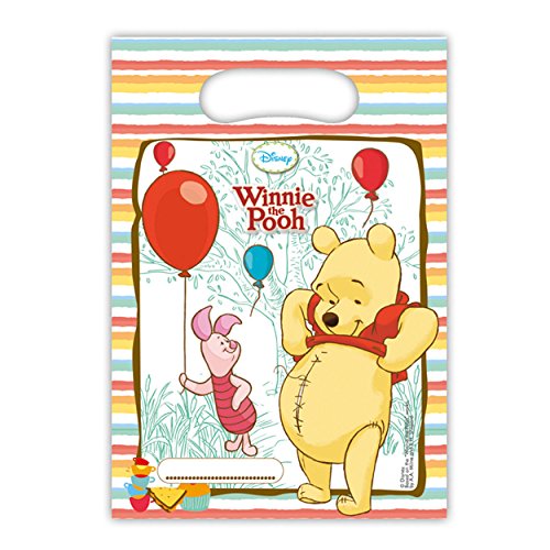 Geschenk-Tütchen "Winnie Puuh und Freunde" 6er Pack Geschenk-Tütchen "Winnie Puuh und Freunde" 6er Pack von Procos